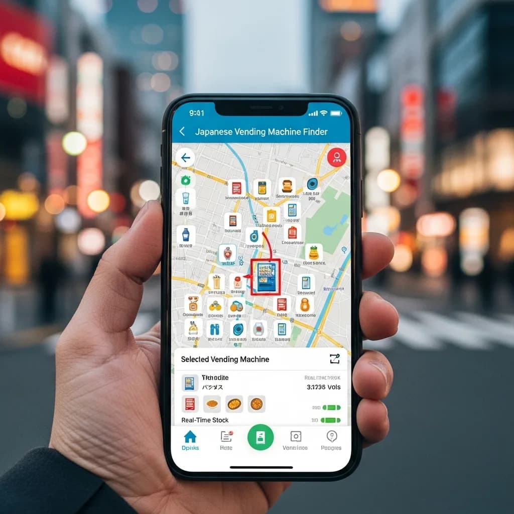 Vending Machine Finder App